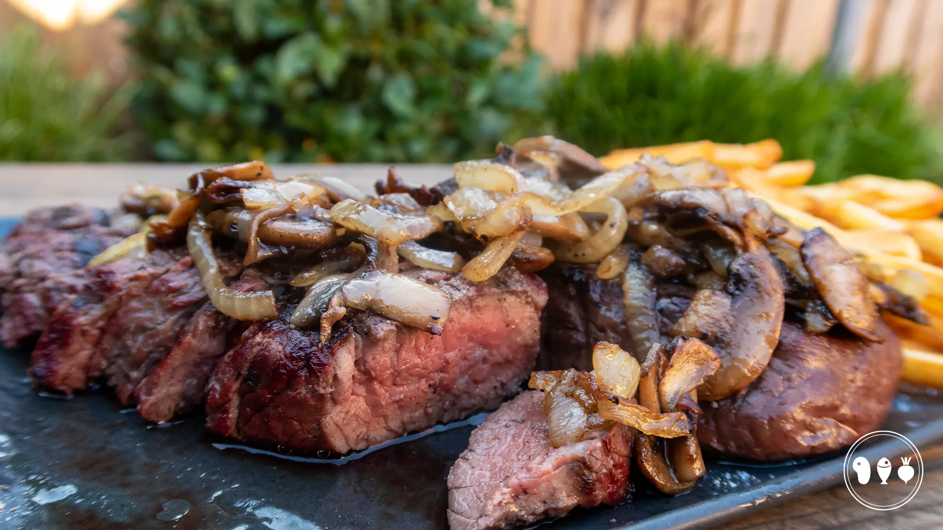BBQ-recept-Biefstuk-met-champignons