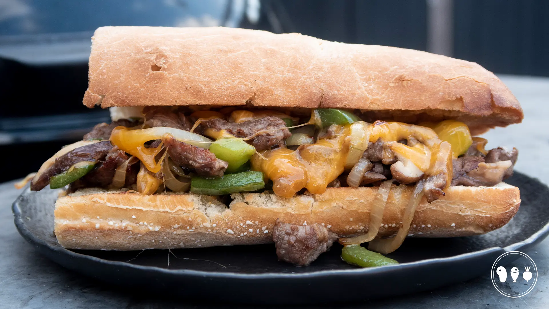 BBQ-recept-Philly-cheese-steak